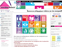 Tablet Screenshot of fiches-lecture.fr